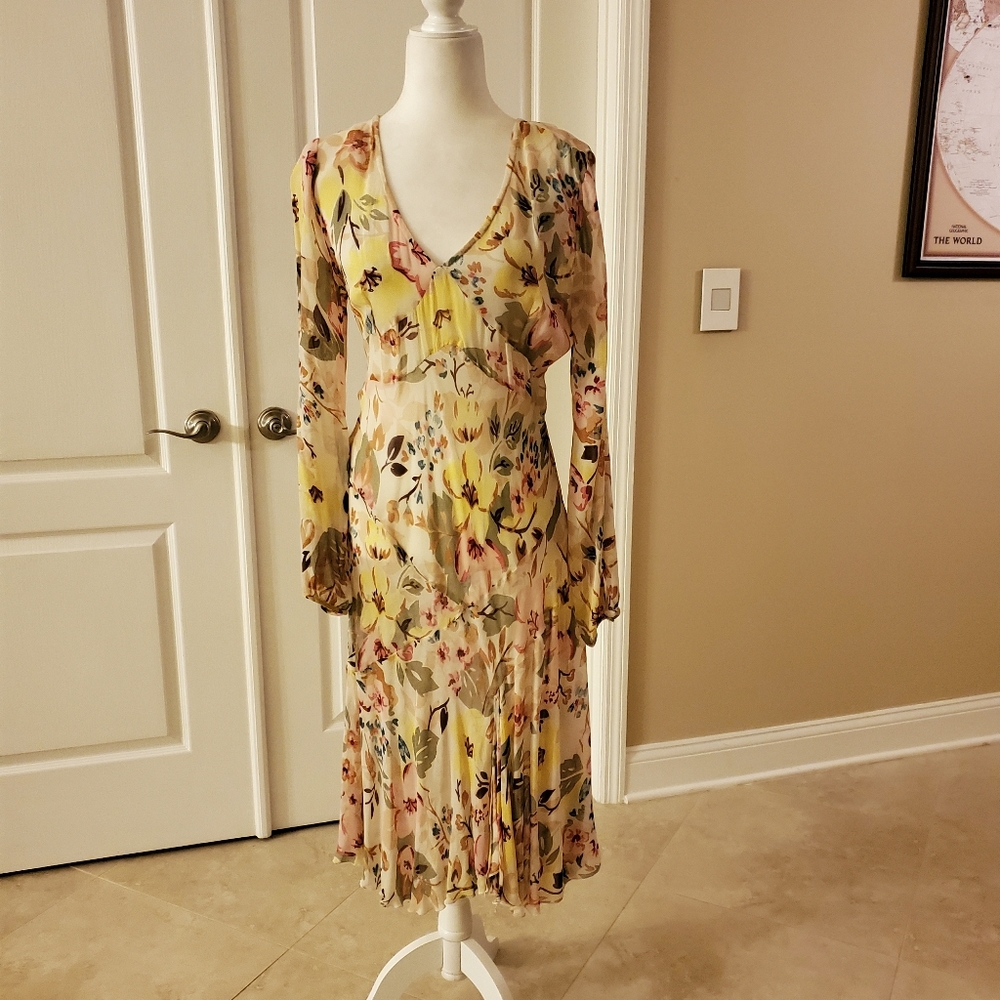 Flower print dress